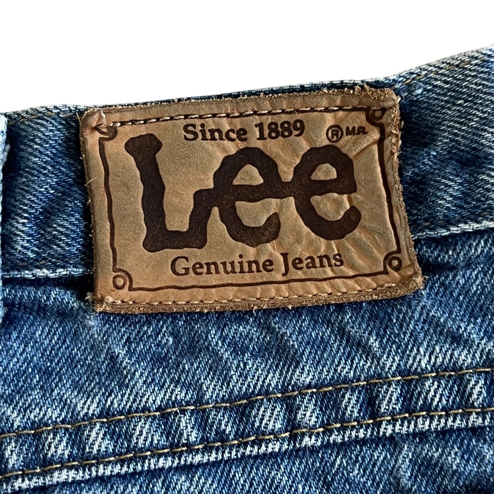 Vtg Lee Riders Genuine Denim Jeans 90's Mens 36x34 Blue USA Relaxed Fit **READ** - Picture 3 of 14